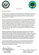 U.S. State Department letter to schools
